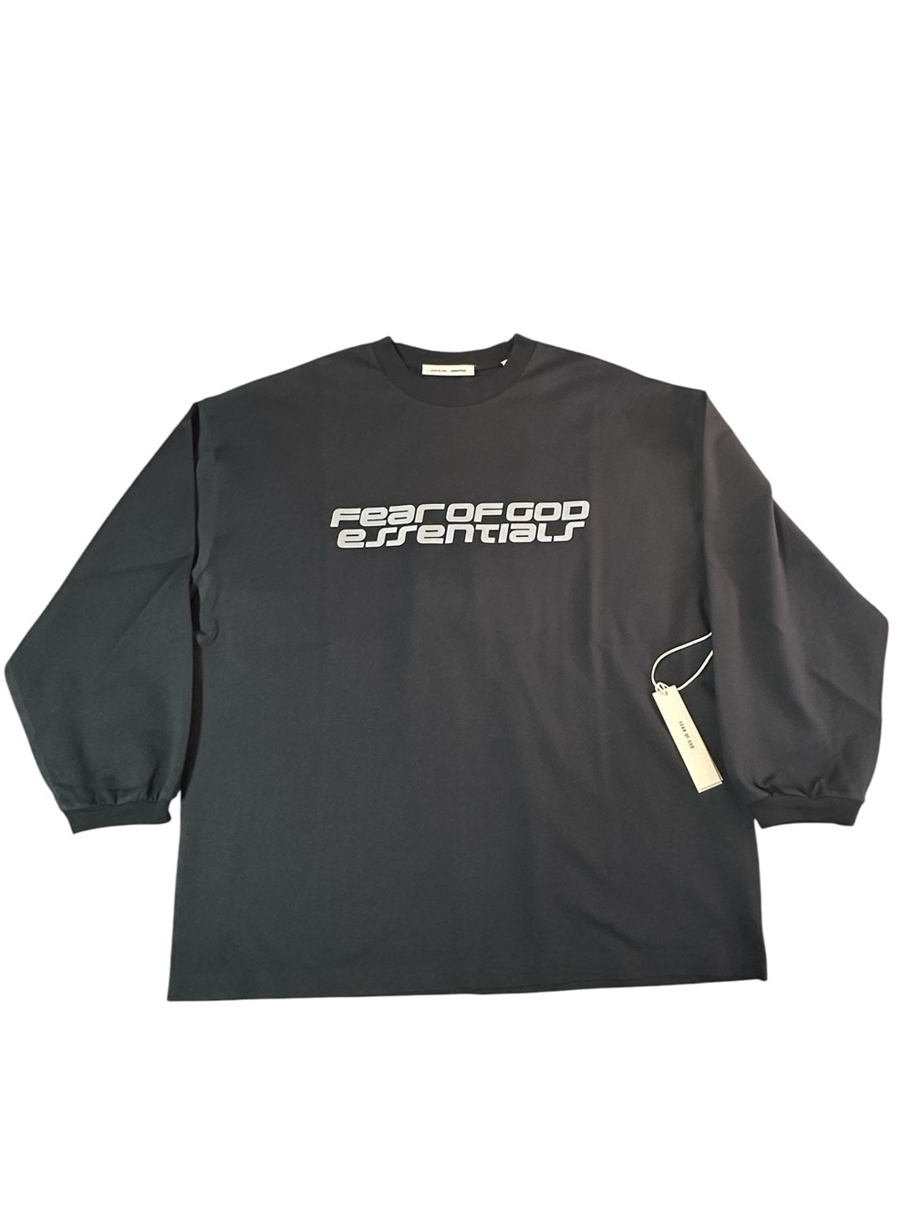 Fear of God Essentials "26" Graphic Long Sleeve Tee - Black - Size L - Brand New